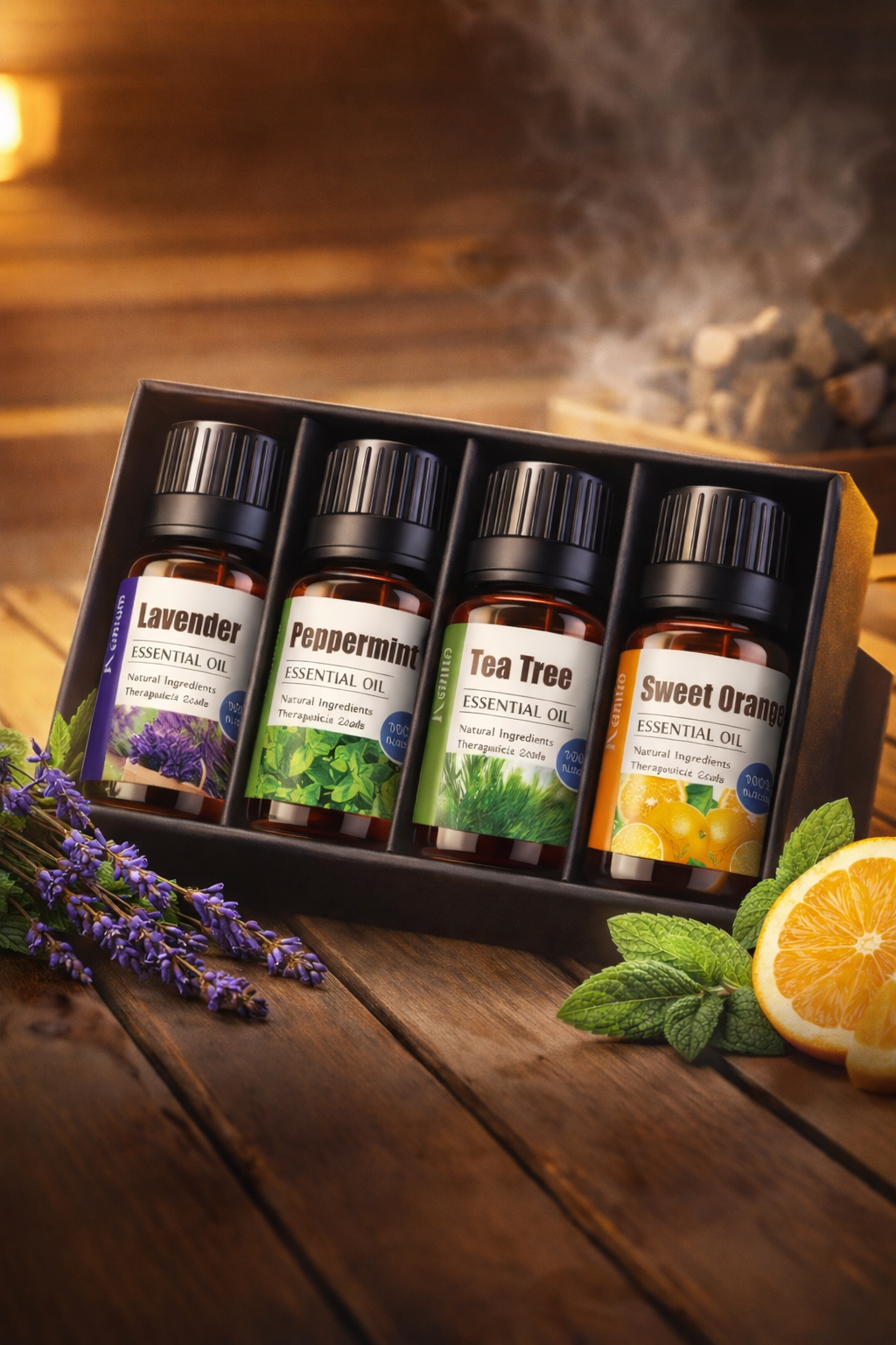 Sauna Scent Set - 4 or 6 Bottles