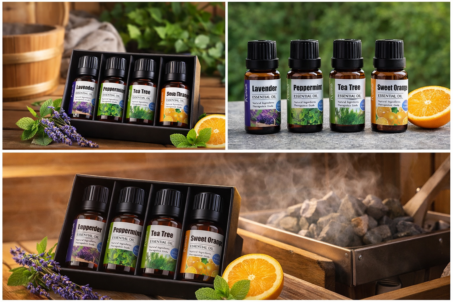 Sauna Scent Set - 4 or 6 Bottles
